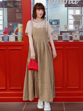 「コンバース」｜Megchuさん（レディース・155cm）の夏コーディネート