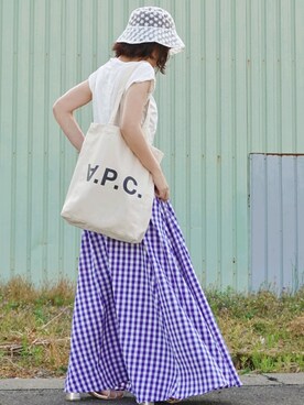 Megchuさん（レディース・155cm）の夏コーディネート