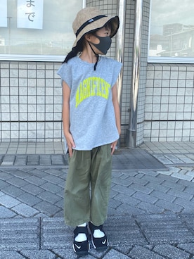 「ナイキエアリフト」｜＊sara＊さん（キッズ・120cm）の夏コーディネート