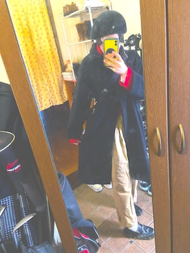 「KALENO（カレノ）のアイテム」を使った、かめちさん（レディース・165cm）の冬コーディネート