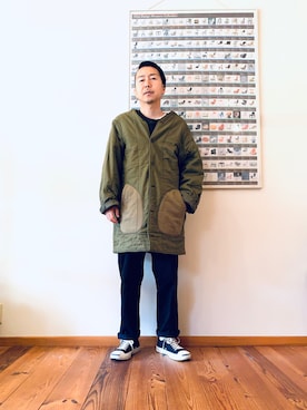 Fujioさん（メンズ・165cm）の冬コーディネート