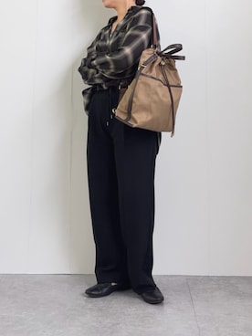 「MIAN （ミアン）のアイテム」を使った、tomonoさん（レディース・152cm）の夏コーディネート