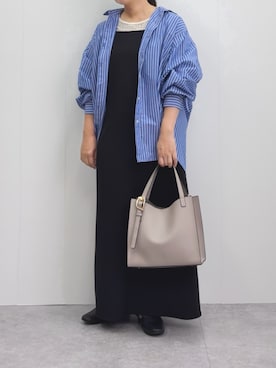 「MIAN （ミアン）のアイテム」を使った、tomonoさん（レディース・152cm）の秋コーディネート