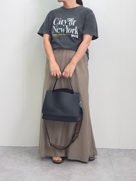 「MIAN （ミアン）のアイテム」を使った、tomonoさん（レディース・152cm）の夏コーディネート
