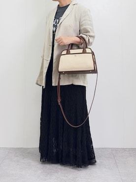 「MIAN （ミアン）のアイテム」を使った、tomonoさん（レディース・152cm）の夏コーディネート
