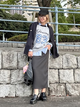 「CLEA（クレア）のアイテム」を使った、おしゃれ豆知識💡のSERINAさん（レディース・164cm）の秋コーディネート