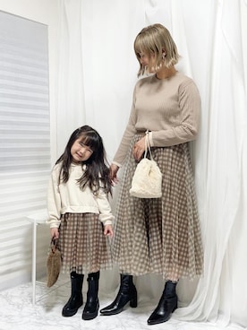 おしゃれ豆知識💡のSERINAさん（レディース・163cm）の冬コーディネート