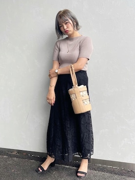 「accommode」｜おしゃれ豆知識💡のSERINAさん（レディース・163cm）の夏コーディネート