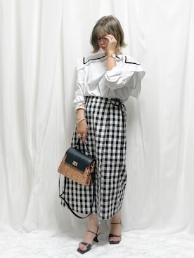 おしゃれ豆知識💡のSERINAさん（レディース・163cm）の夏コーディネート