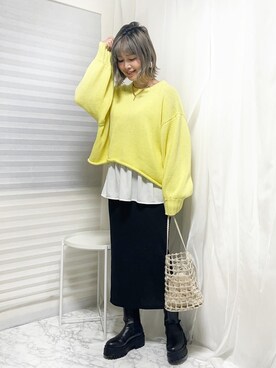 おしゃれ豆知識💡のSERINAさん（レディース・163cm）の冬コーディネート