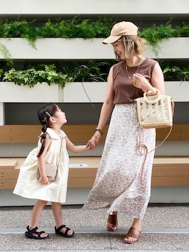 おしゃれ豆知識💡のSERINAさん（レディース・163cm）の夏コーディネート