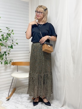 おしゃれ豆知識💡のSERINAさん（レディース・164cm）の夏コーディネート