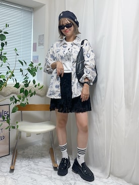 「アイテム（ハンチング/ベレー帽）」を使った、おしゃれ豆知識💡のSERINAさん（レディース・164cm）の秋コーディネート