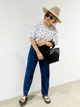 おしゃれ豆知識💡のSERINAさん（レディース・163cm）の夏コーディネート