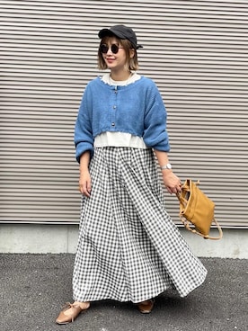 おしゃれ豆知識💡のSERINAさん（レディース・163cm）の秋コーディネート