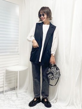 おしゃれ豆知識💡のSERINAさん（レディース・163cm）の秋コーディネート