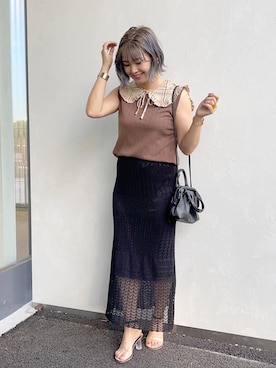 おしゃれ豆知識💡のSERINAさん(レディース・163cm)の夏コーディネート