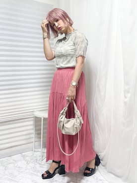 おしゃれ豆知識💡のSERINAさん（レディース・163cm）の夏コーディネート