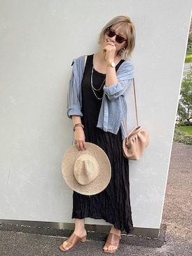 おしゃれ豆知識💡のSERINAさん（レディース・163cm）の夏コーディネート