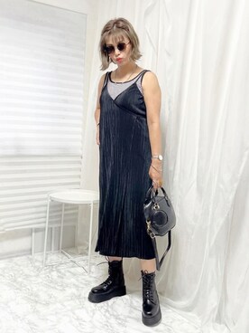 ワンピース ドレスを使った レースアップシューズ の人気ファッションコーディネート Wear