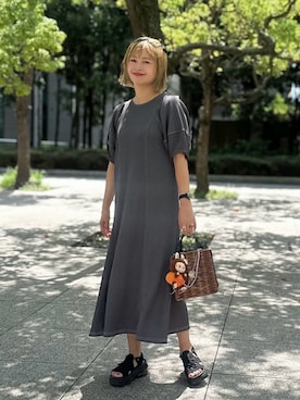 「しまむら（シマムラ）のアイテム」を使った、おしゃれ豆知識💡のSERINAさん（レディース・164cm）の夏コーディネート
