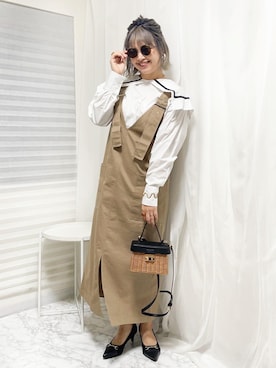 おしゃれ豆知識💡のSERINAさん（レディース・163cm）の冬コーディネート