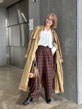 「aquagarage（アクアガレージ）のアイテム」を使った、おしゃれ豆知識💡のSERINAさん（レディース・164cm）の秋コーディネート