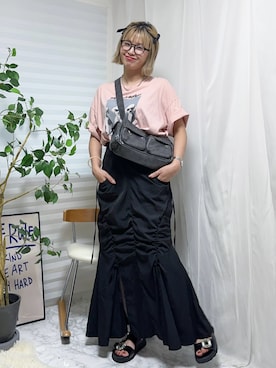 「MURUA（ムルーア）のアイテム」を使った、おしゃれ豆知識💡のSERINAさん（レディース・164cm）の秋コーディネート