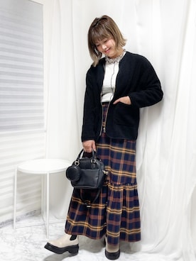 おしゃれ豆知識💡のSERINAさん（レディース・163cm）の冬コーディネート