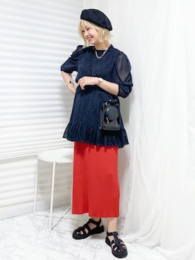 「accommode」｜おしゃれ豆知識💡のSERINAさん（レディース・163cm）の夏コーディネート
