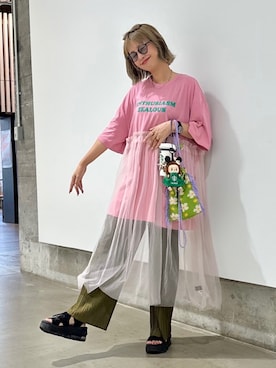 「FOREVER 21（フォーエバー トゥエンティーワン）のアイテム」を使った、おしゃれ豆知識💡のSERINAさん（レディース・164cm）の秋コーディネート