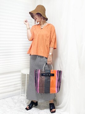 おしゃれ豆知識💡のSERINAさん（レディース・163cm）の夏コーディネート