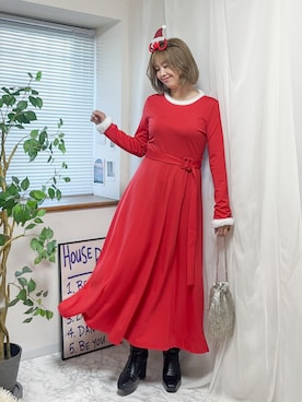 「RANDA（ランダ）のアイテム」を使った、おしゃれ豆知識💡のSERINAさん（レディース・164cm）の冬コーディネート