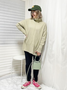 おしゃれ豆知識💡のSERINAさん（レディース・163cm）の冬コーディネート