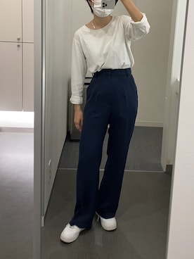 「moussy」｜アイリさん（レディース・155cm）の秋コーディネート
