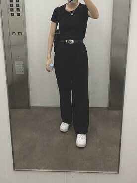 「Ameri（アメリ）のアイテム」を使った、アイリさん（レディース・155cm）の夏コーディネート