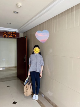 「基础款」｜「アイテム（パンツ）」を使った、ジェーン ちゃんさん（レディース・158cm）の夏コーディネート