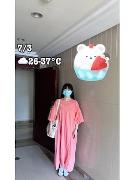 「RAGEBLUE（レイジブルー）のアイテム（アクセサリー）」を使った、ジェーン ちゃんさん（レディース・158cm）の夏コーディネート