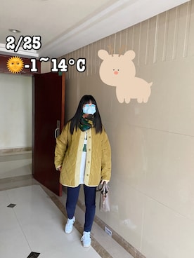 「RAY CASSIN（レイカズン）のアイテム（ブルゾン）」を使った、ジェーン ちゃんさん（レディース・158cm）の夏コーディネート