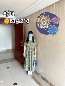 「pairmanon（ペアマノン）のアイテム（ワンピース/ドレス）」を使った、ジェーン ちゃんさん（レディース・158cm）の秋コーディネート