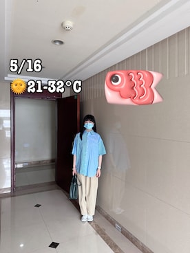 「RABEANCO（ラビアンコ）のアイテム」を使った、ジェーン ちゃんさん（レディース・158cm）の春コーディネート