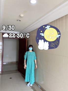 「アイテム（ワンピース、その他）」を使った、ジェーン ちゃんさん（レディース・158cm）の秋コーディネート