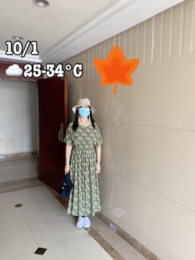 「pairmanon（ペアマノン）のアイテム（ワンピース/ドレス）」を使った、ジェーン ちゃんさん（レディース・158cm）の秋コーディネート