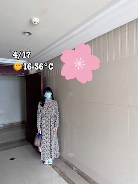 「pairmanon（ペアマノン）のアイテム（ワンピース/ドレス）」を使った、ジェーン ちゃんさん（レディース・158cm）の春コーディネート