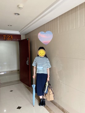 「zakka w（zakka w）のアイテム」を使った、ジェーン ちゃんさん（レディース・158cm）の夏コーディネート