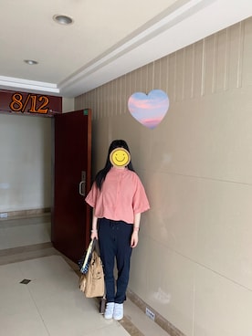 「基础款」｜「アイテム（パンツ）」を使った、ジェーン ちゃんさん（レディース・158cm）の夏コーディネート