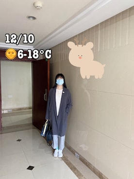 「RADLEY（ラドリー）のアイテム」を使った、ジェーン ちゃんさん（レディース・158cm）の冬コーディネート