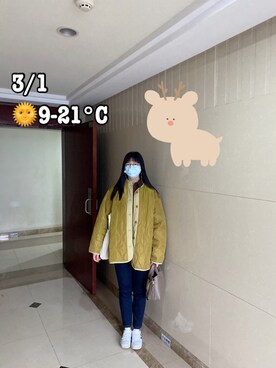 「RAY CASSIN（レイカズン）のアイテム（ブルゾン）」を使った、ジェーン ちゃんさん（レディース・158cm）の夏コーディネート