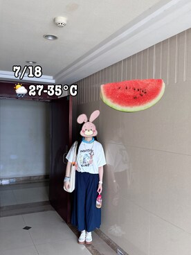 ジェーン ちゃんさん(レディース・158cm)の夏コーディネート