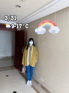 「RAY CASSIN（レイカズン）のアイテム（ブルゾン）」を使った、ジェーン ちゃんさん（レディース・158cm）の夏コーディネート